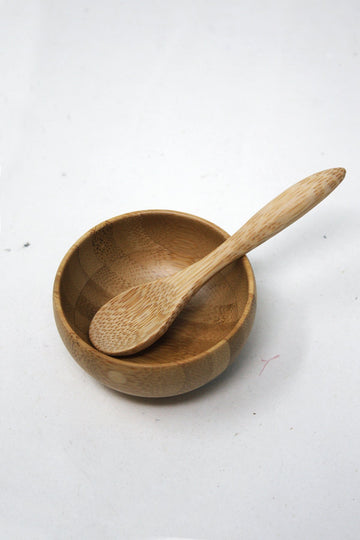Custom Bundle - Bamboo Masking Bowl And Spoon Set