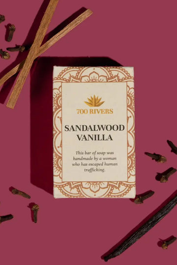 Sandalwood Vanilla Soap by 700 Rivers - Travel Size