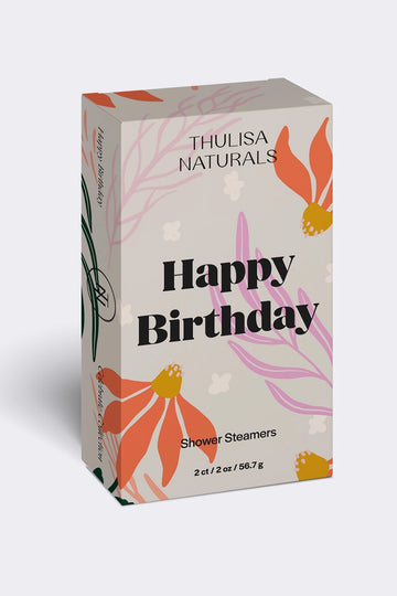 Happy Birthday Shower Steamers by Thulisa Naturals