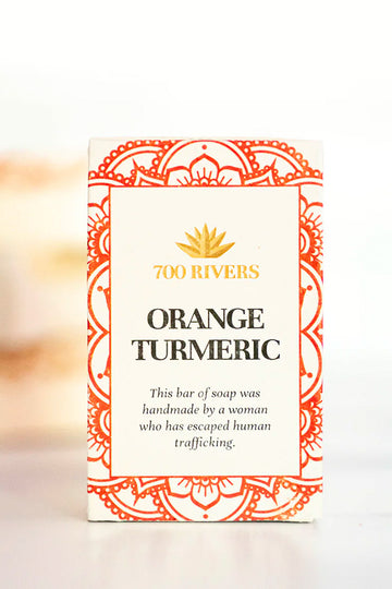 Orange Turmeric Soap by 700 Rivers