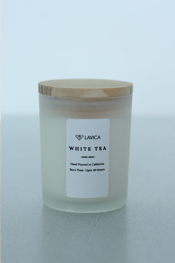 White Tea Candle by Lavica